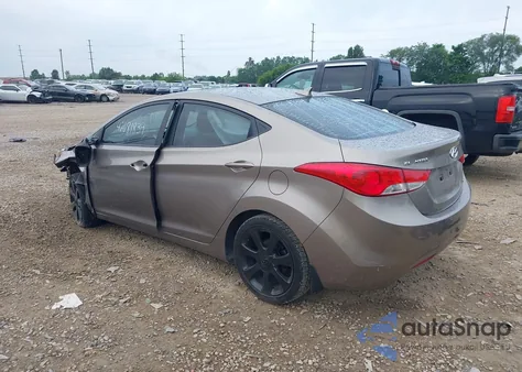 2011 Hyundai Elantra Limited z USA, uszkodzony, nr VIN 5NPDH4AE6BH012770